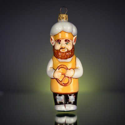 Ялинкова іграшка ручної роботи "Ельф кулінар" 307 фото