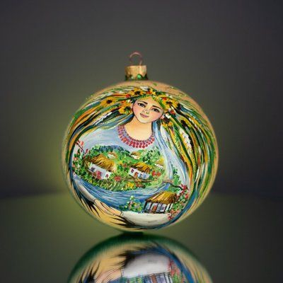 Ялинкова іграшка ручної роботи "Матір-Земля" 527 фото