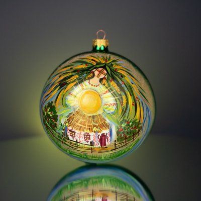 Ялинкова іграшка ручної роботи "Оберіг життя" 528 фото
