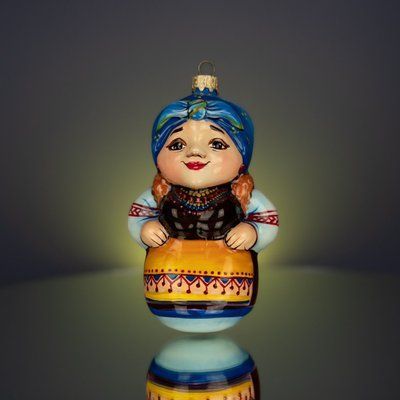 Ялинкова іграшка ручної роботи "Кума-Стефанія" 576 фото