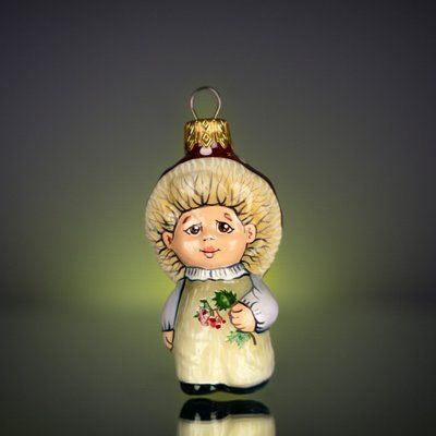 Ялинкова іграшка ручної роботи "Хлопчик-Мухоморчик" 552 фото