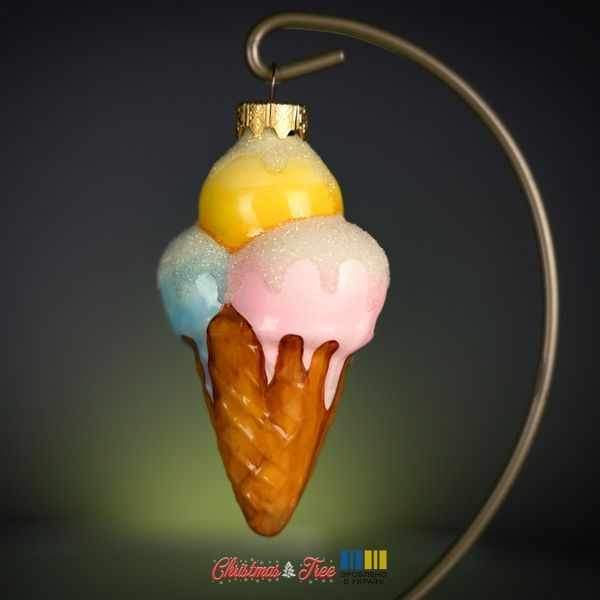 Ялинкова іграшка ручної роботи "Trio mon mio" 336 фото