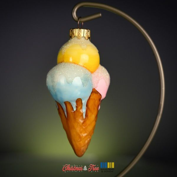 Ялинкова іграшка ручної роботи "Trio mon mio" 336 фото