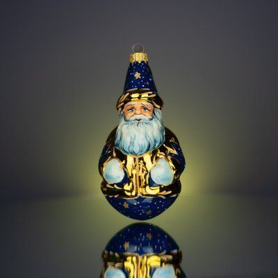 Ялинкова іграшка ручної роботи "Зірковий чарівник" 543 фото