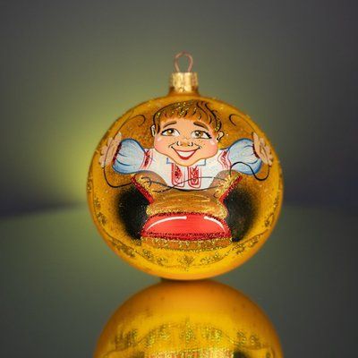Ялинкова іграшка ручної роботи "Годованець" 497 фото