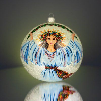 Ялинкова іграшка ручної роботи "Берегиня Незалежності" 484 фото