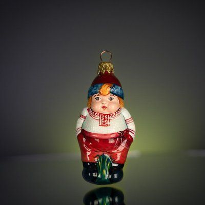 Ялинкова іграшка ручної роботи "Михайлик" 562 фото