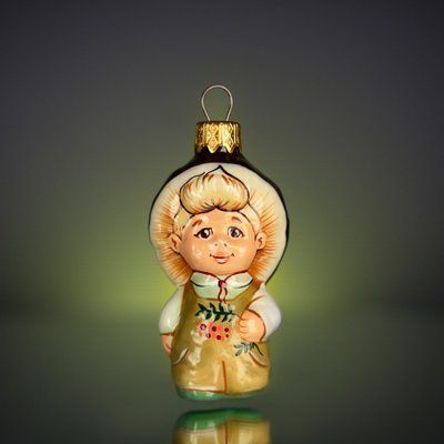 Ялинкова іграшка ручної роботи "Хлопчик-Маслючок" 553 фото